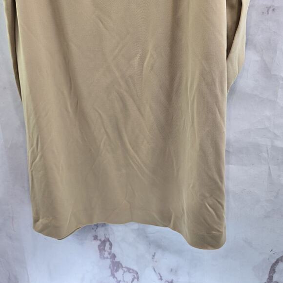 LRL Ralph Lauren Skirt Set Womens XL 2X Tan Beige Button Up Outfit Two Piece - Picture 11 of 16